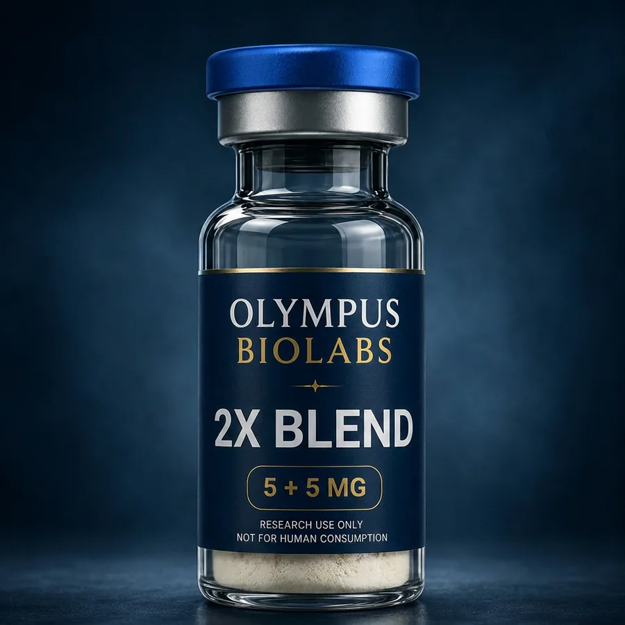 2X Blend (CJC-1295 No DAC / Ipamorelin) 5 mg + 5 mg research material