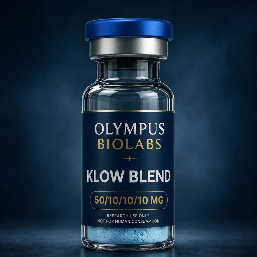KLOW (GHK-Cu / KPV / BPC-157 / TB-500) 50 mg + 10 mg + 10 mg + 10 mg research material